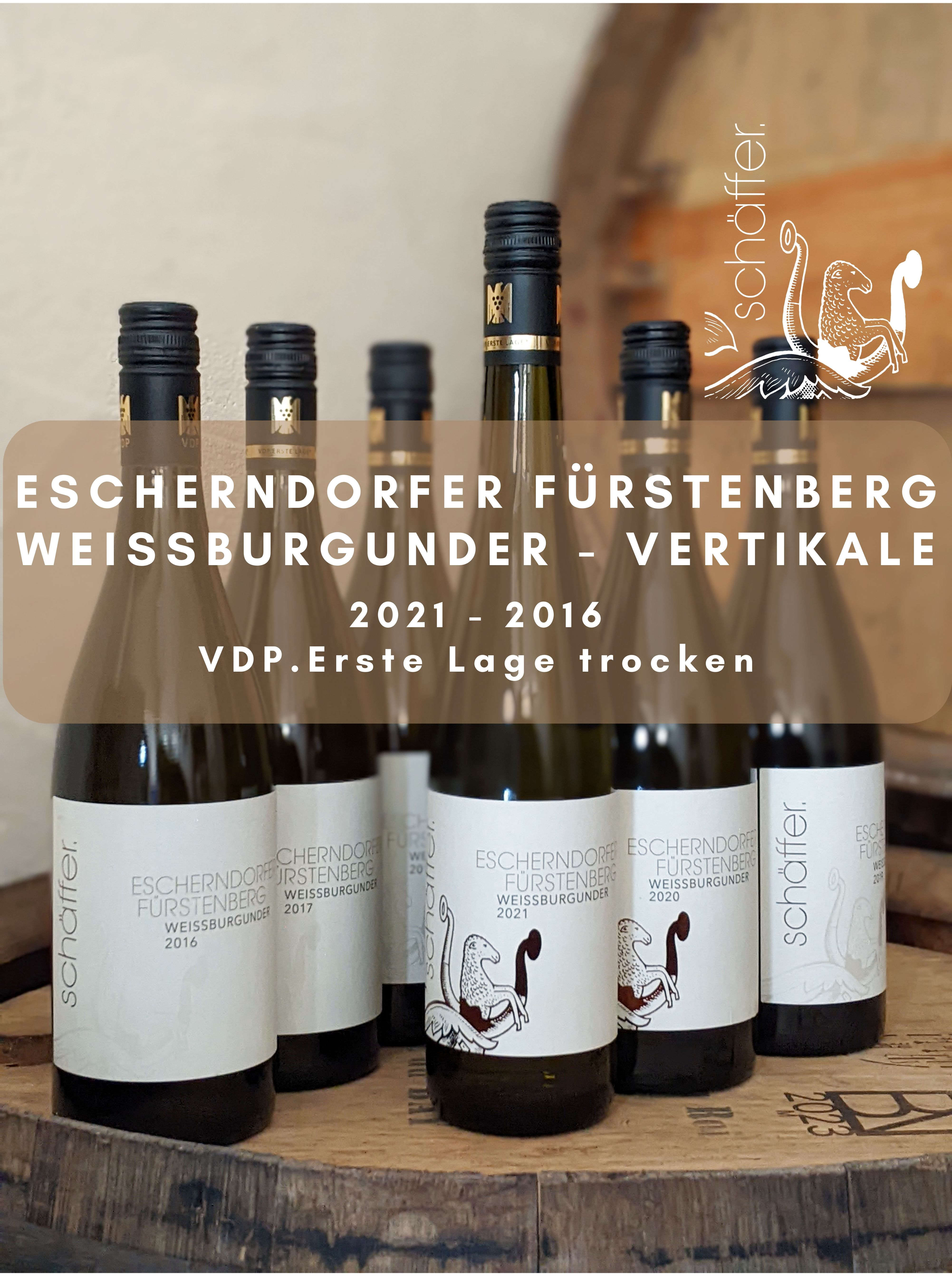 Weissburgunder Vertikale vom Escherndorfer Fürstenberg 2014 - 2021 | VDP.Erste Lage