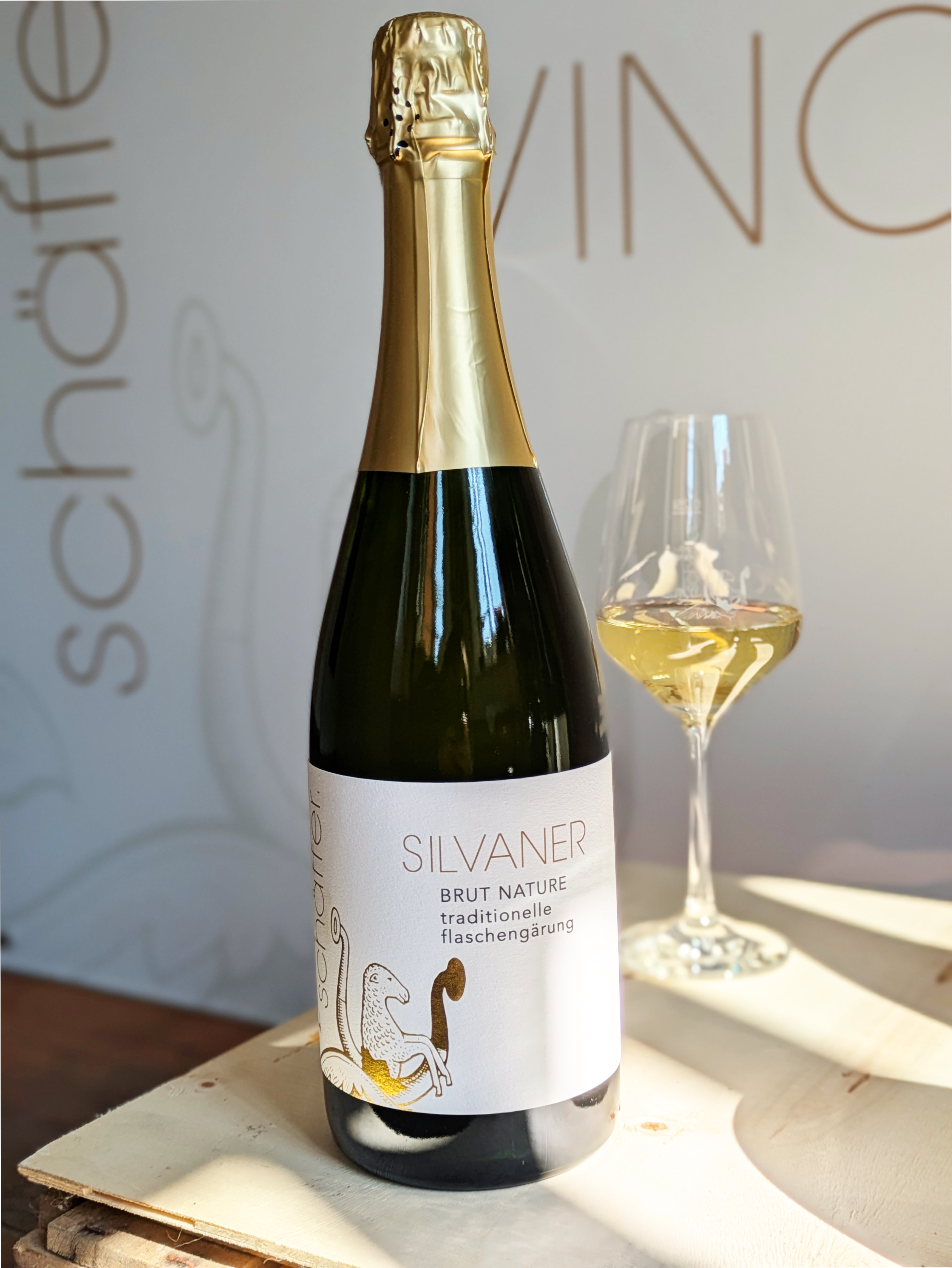 Silvaner Sekt brut nature | Sekt aus traditioneller Flaschengärung