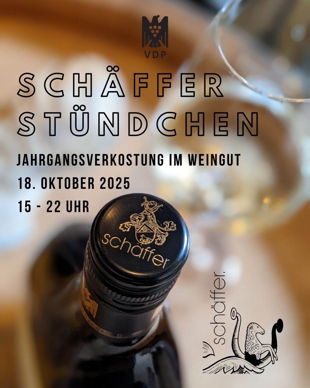 Schäfferstündchen | Ticket für unsere Jahrgangsverkostung im Weingut